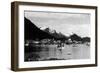 Sitka, Alaska - View of Town from Water-Lantern Press-Framed Art Print