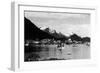 Sitka, Alaska - View of Town from Water-Lantern Press-Framed Art Print