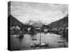 Sitka, Alaska with Three Sisters Photograph - Sitka, AK-Lantern Press-Stretched Canvas