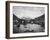 Sitka, Alaska with Three Sisters Photograph - Sitka, AK-Lantern Press-Framed Art Print