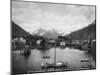 Sitka, Alaska with Three Sisters Photograph - Sitka, AK-Lantern Press-Mounted Art Print