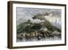 Sitka, or New Archangel, Capital of Alaska in 1869, When Purchased from Russia-null-Framed Giclee Print