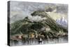 Sitka, or New Archangel, Capital of Alaska in 1869, When Purchased from Russia-null-Stretched Canvas