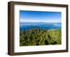 Sitka Sound & Mt. Edgecumbe on Kruzof Island, Baranof Island, Sitka, Alaska, USA-Mark A Johnson-Framed Photographic Print