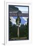 Sitka Spruce - Oregon's Largest - Oregon Coast-Lantern Press-Framed Art Print