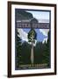 Sitka Spruce - Oregon's Largest - Oregon Coast-Lantern Press-Framed Art Print