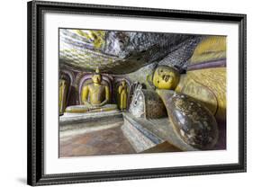 Sitting and Reclining Buddha Statues-Charlie-Framed Photographic Print