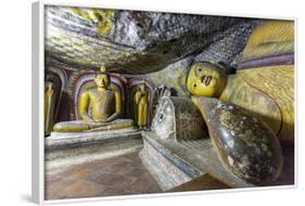 Sitting and Reclining Buddha Statues-Charlie-Framed Photographic Print