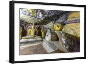 Sitting and Reclining Buddha Statues-Charlie-Framed Photographic Print