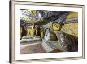 Sitting and Reclining Buddha Statues-Charlie-Framed Photographic Print