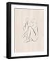 Sitting and Thinking-Ivy Green Illustrations-Framed Giclee Print