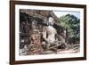 Sitting Buddha in Sukhothai, UNESCO World Heritage Site, Thailand, Southeast Asia, Asia-Alex Robinson-Framed Photographic Print