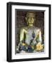 Sitting Buddha in the Main Temple, Wat Xieng Thong, UNESCO World Heritage Site, Luang Prabang, Laos-Richard Maschmeyer-Framed Photographic Print