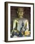 Sitting Buddha in the Main Temple, Wat Xieng Thong, UNESCO World Heritage Site, Luang Prabang, Laos-Richard Maschmeyer-Framed Photographic Print