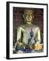 Sitting Buddha in the Main Temple, Wat Xieng Thong, UNESCO World Heritage Site, Luang Prabang, Laos-Richard Maschmeyer-Framed Photographic Print