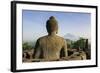 Sitting Buddha in the Temple Complex of Borobodur, Java, Indonesia, Southeast Asia, Asia-Michael Runkel-Framed Photographic Print