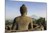 Sitting Buddha in the Temple Complex of Borobodur, Java, Indonesia, Southeast Asia, Asia-Michael Runkel-Mounted Photographic Print