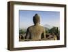 Sitting Buddha in the Temple Complex of Borobodur, Java, Indonesia, Southeast Asia, Asia-Michael Runkel-Framed Photographic Print