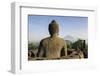 Sitting Buddha in the Temple Complex of Borobodur, Java, Indonesia, Southeast Asia, Asia-Michael Runkel-Framed Photographic Print