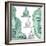 Sitting Buddha in Vector Art-DR_Flash-Framed Art Print