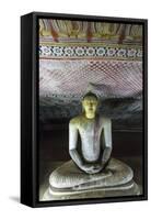 Sitting Buddha Statue-Charlie-Framed Stretched Canvas