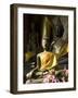 Sitting Buddhas in the Main Temple, Wat Xieng Thong, UNESCO World Heritage Site, Luang Prabang, Lao-Richard Maschmeyer-Framed Photographic Print