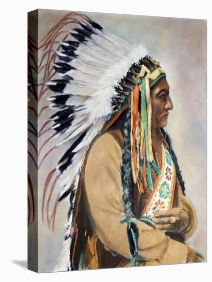 Sitting Bull (1834-1890)-null-Stretched Canvas