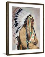 Sitting Bull (1834-1890)-null-Framed Premium Photographic Print