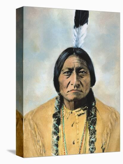 Sitting Bull (1834-1890)-D^ F^ Barry-Stretched Canvas