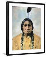 Sitting Bull (1834-1890)-D^ F^ Barry-Framed Premium Photographic Print