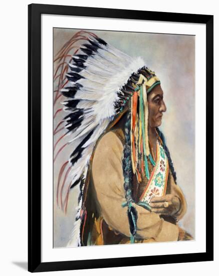 Sitting Bull (1834-1890)-null-Framed Photographic Print