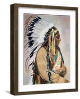 Sitting Bull (1834-1890)-null-Framed Photographic Print