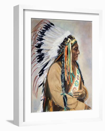 Sitting Bull (1834-1890)-null-Framed Photographic Print