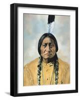 Sitting Bull (1834-1890)-D^ F^ Barry-Framed Photographic Print