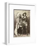 Sitting Bull and Buffalo Bill, 1885-Canadian Photographer-Framed Photographic Print