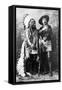 Sitting Bull and Buffalo Bill, 1885-Science Source-Framed Stretched Canvas