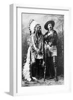 Sitting Bull and Buffalo Bill, 1885-Science Source-Framed Giclee Print