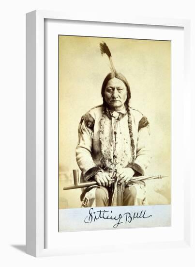 Sitting Bull, Lakota Tribal Chief-Science Source-Framed Giclee Print