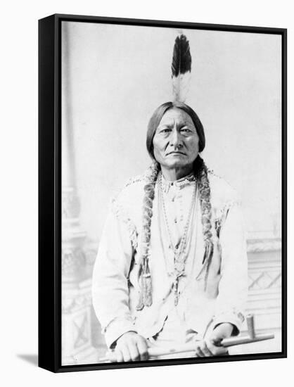 Sitting Bull, Lakota Tribal Chief-Science Source-Framed Stretched Canvas
