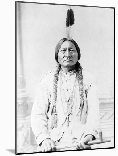 Sitting Bull, Lakota Tribal Chief-Science Source-Mounted Giclee Print