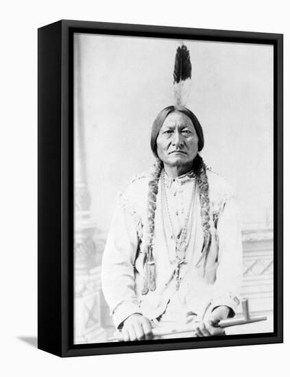 Sitting Bull, Lakota Tribal Chief-Science Source-Framed Stretched Canvas
