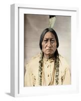 Sitting Bull, Native North American Chief --David Frances Barry-Framed Giclee Print