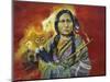 Sitting Bull Peace Pipe Visions-Sue Clyne-Mounted Giclee Print