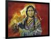 Sitting Bull Peace Pipe Visions-Sue Clyne-Framed Giclee Print