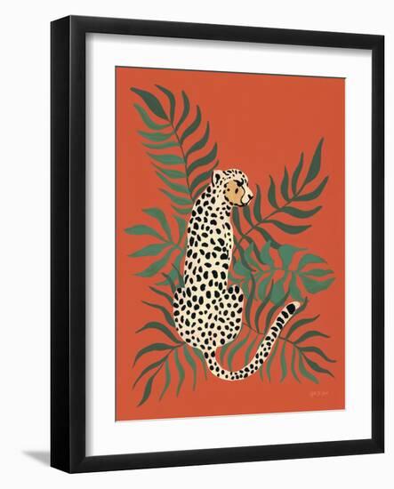 Sitting Cheetah-Yvette St. Amant-Framed Art Print
