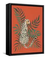 Sitting Cheetah-Yvette St. Amant-Framed Stretched Canvas