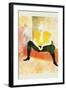 Sitting Clown-Henri de Toulouse-Lautrec-Framed Art Print