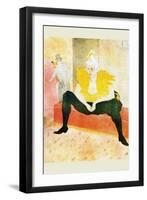 Sitting Clown-Henri de Toulouse-Lautrec-Framed Art Print