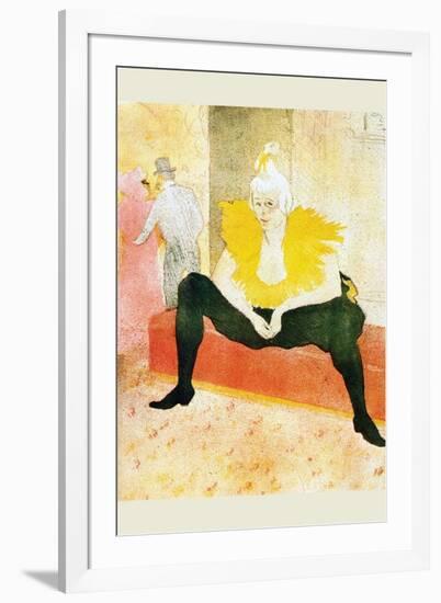Sitting Clown-Henri de Toulouse-Lautrec-Framed Art Print