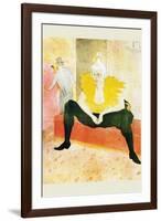 Sitting Clown-Henri de Toulouse-Lautrec-Framed Art Print